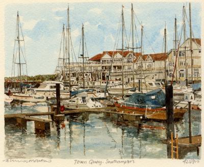 Southampton - Town Quay art print by Philip Martin