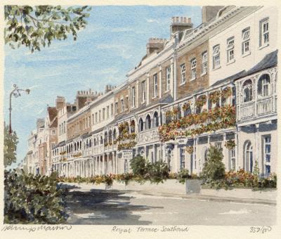 Southend - Royal Terrace art print by Philip Martin