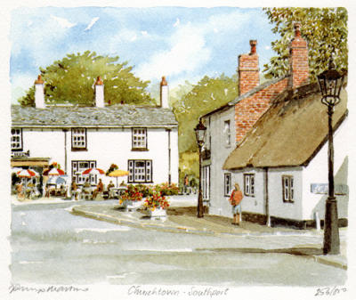 Southport - Churchtown art print by Philip Martin