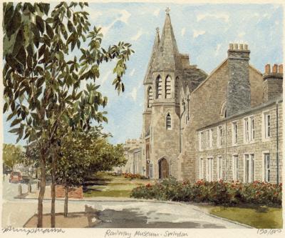Swindon - Railway Museum art print by Philip Martin