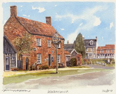 Walberswick art print by Philip Martin
