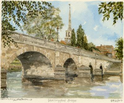 Wallingford Bridge art print by Philip Martin