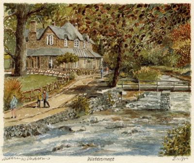 Watersmeet art print by Philip Martin