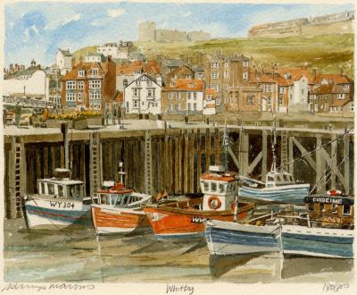 Whitby (landscape) art print by Philip Martin
