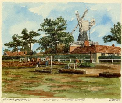 Wimbledon Common - Windmill art print by Philip Martin