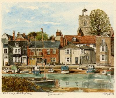 Wivenhoe art print by Philip Martin