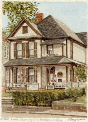Atlanta - Martin Luther King's art print by Glyn Martin