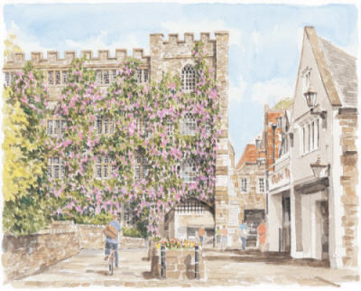 Taunton art print by Glyn Martin