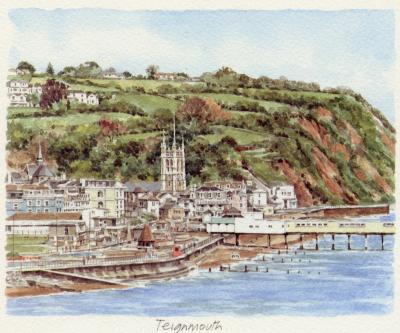 Teignmouth art print by Glyn Martin