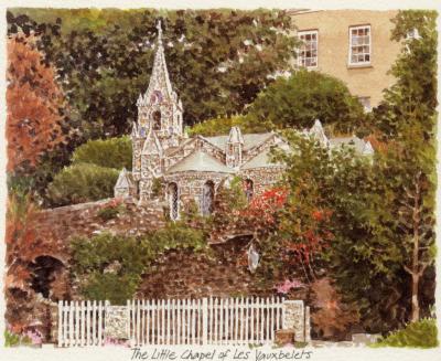 The Little Chapel of Les Vauxbelets art print by Glyn Martin