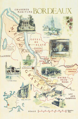 Bordeaux art print by Michael Broadbent