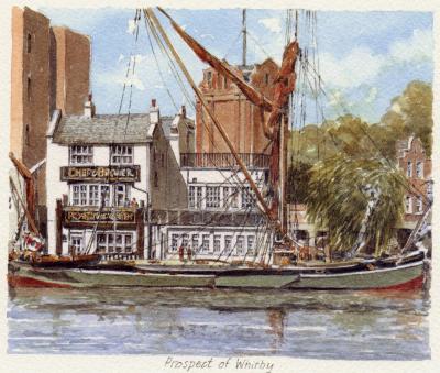 Prospect of Whitby art print by Philip Martin