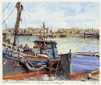 Towards Southwold art print by Philip Martin