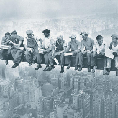 Lunch Atop A Skyscraper art print by Charles C. Ebbets