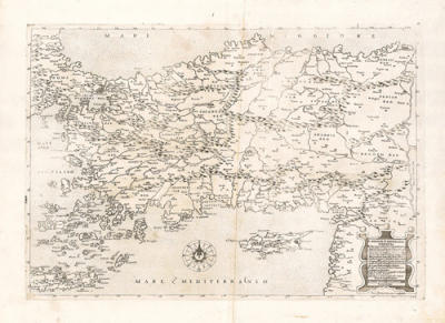 Il Disegno D'Geografia Moderna Della Provincia Di Natolia art print by G. Gastaldi