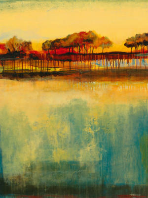 October Sky II art print by Georgie