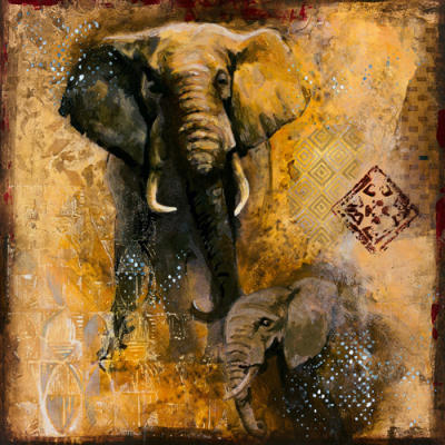 Wild Kingdom III art print by Georgie