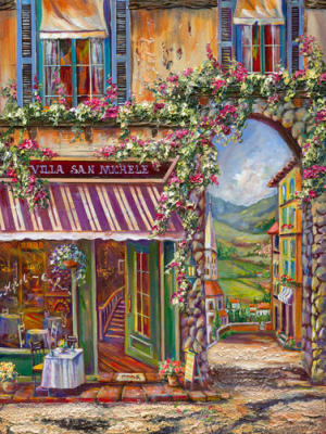 Villa San Michele art print by Ginger Cook