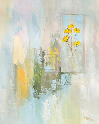 Petit Bouquet Jaune art print by J. Gamracy