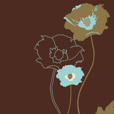 Golden Poppy IV art print by Kate Knight