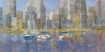 City Bay art print by Longo
