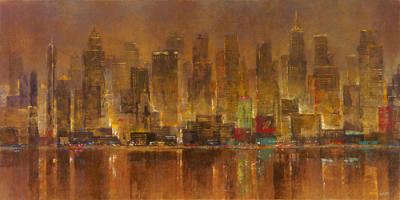 City Lights art print by Longo