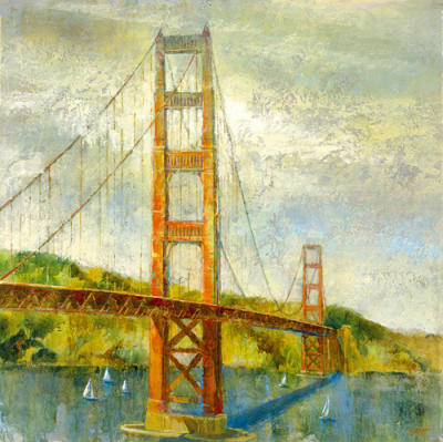 Golden Gate art print by Longo