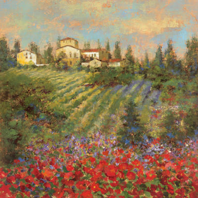 Provencal Village XII art print by Longo