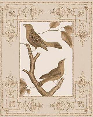 Baroque Birds I art print by Maria Mendez