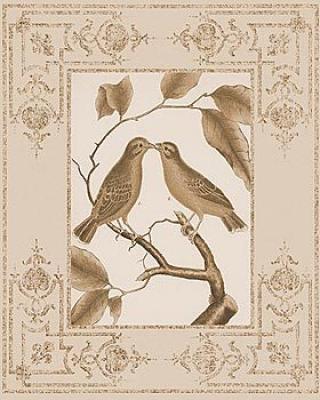 Baroque Birds II art print by Maria Mendez