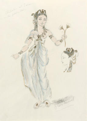 Designs For Cleopatra LIII art print by Oliver Messel