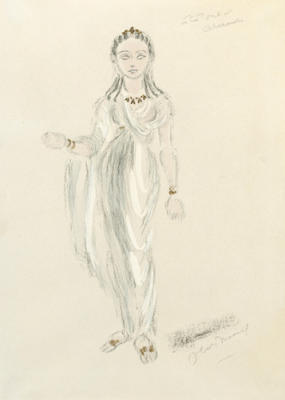Designs For Cleopatra LIV art print by Oliver Messel