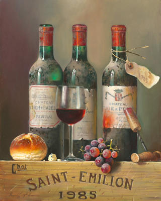 Saint Emillion 1985 art print by Raymond Campbell