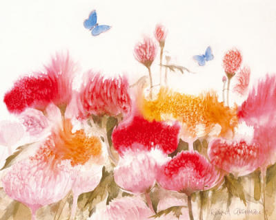 Floral Mist I art print by Richard Akerman