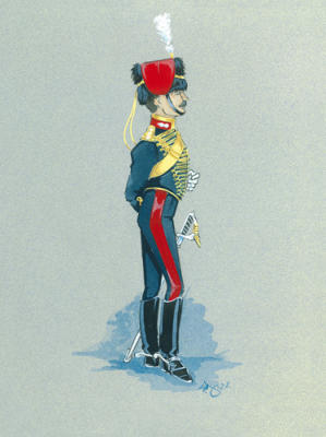 The Gunner art print by Simon Dyer