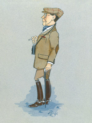 The Racegoer art print by Simon Dyer