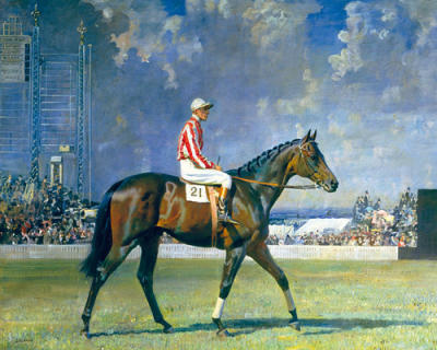 Solario art print by Sir Alfred Munnings
