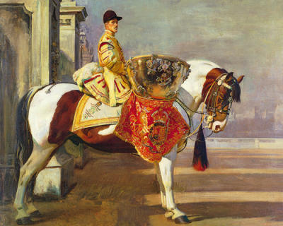 The Drum Horse art print by Sir Alfred Munnings
