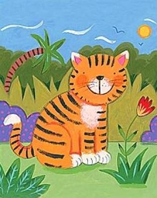 Baby Tiger art print by Sophie Harding