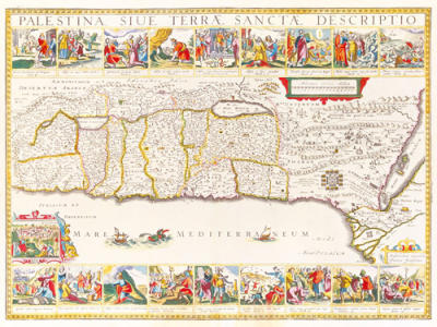 Palestina Sive Terrae Sanctae Descriptio 1630