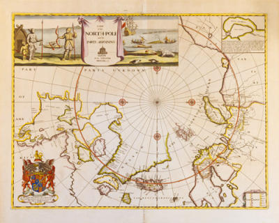 A Map of the North Pole and the Parts Adjoining 1680