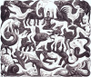 M.C. Escher art print