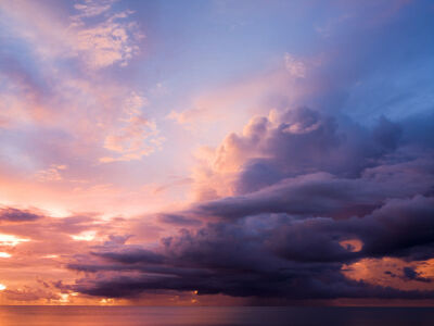 Malaysia Black Storm Clouds