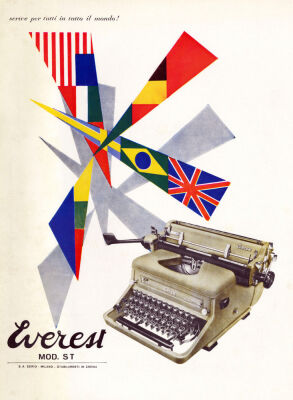 Everest advertisement for typewriter