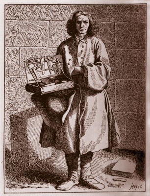 Daily life in French history: a haberdasher (scissors, knives, and combs)