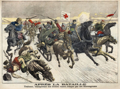 battle, early 20th century, history, Japanese, military, political, Russian,