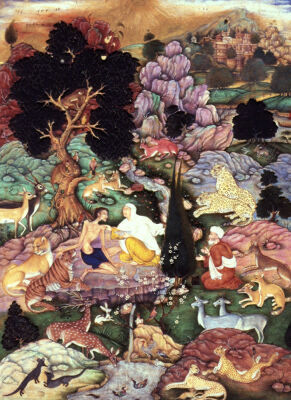 Majnun Visited in the Desert