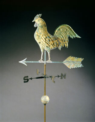 Molded And Gilt Copper Weathervane