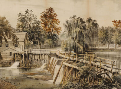 The Mill-Dam At Sleepy Hollow
