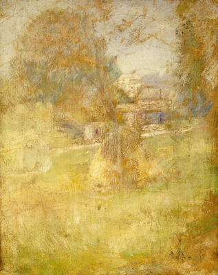 Landscape With Haystack
